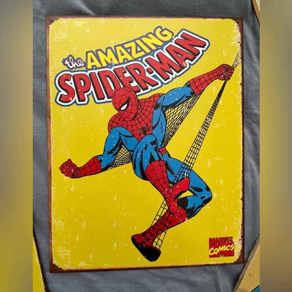 Retro Tin Superhero Wall Art (Lot) - Picture 5 of 6